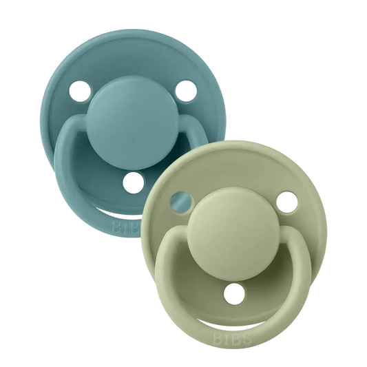 De Lux Pacifiers 2 Pack - Island Sea/Sage