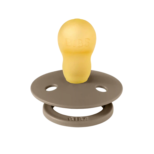 Colour Pacifiers 2 Pack - Vanilla/Dark Oak