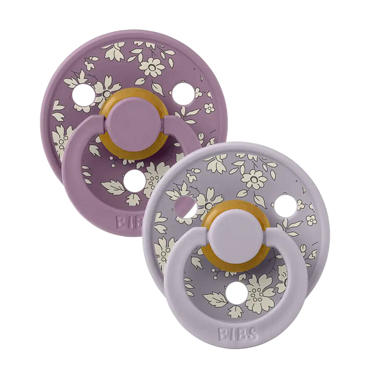 BIBS x LIBERTY Colour Pacifiers 2 Pack Capel - Fossil Grey Mix
