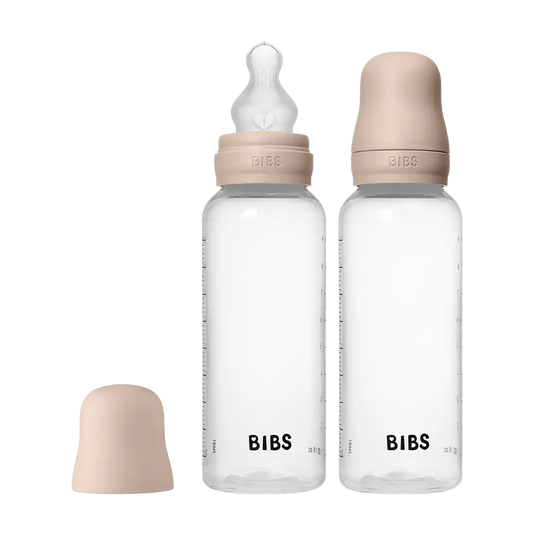 Baby BPA-Free PP Bottle Set 9oz 2 Pack Silicone - Blush