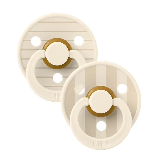 STUDIO Colour Pacifiers 2 Pack Pin - Ivory Vanilla Mix