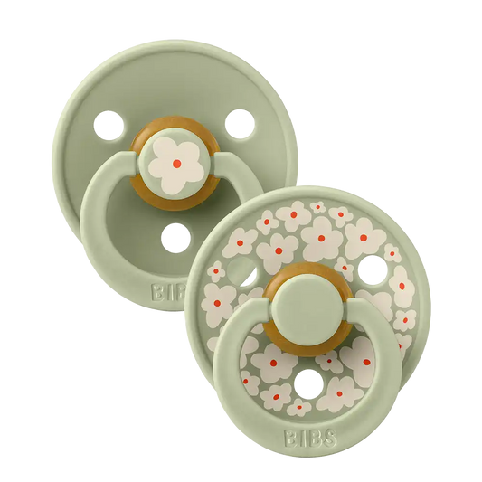 STUDIO Colour Pacifiers 2 Pack Jasmine - Sage Mix