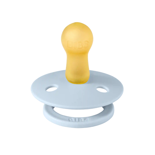 Colour Holiday Train Pacifier - Baby Blue