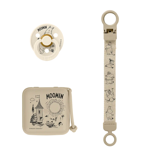 BIBS x Moomin Soothe & Go Gift Set - Vanilla