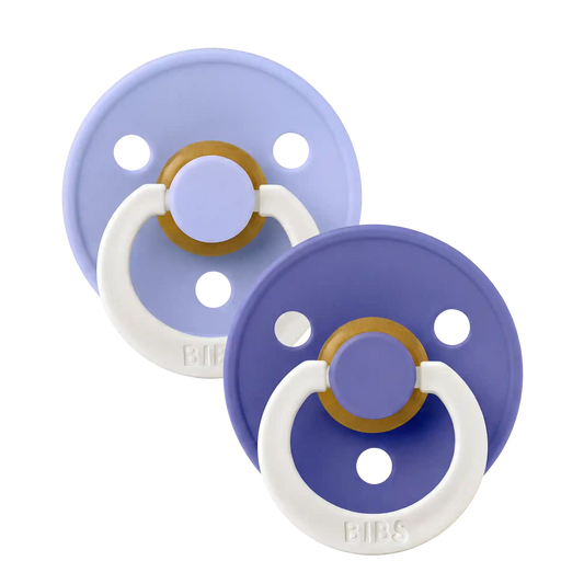 Colour GLOW Pacifiers 2 Pack - Hush/Grape